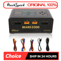 Gens Ace Lipo Battery Charger IMARS D300 G-Tech Series Smart Dual Lipo Charger 16A AC 300W DC 700W Lipo Charger