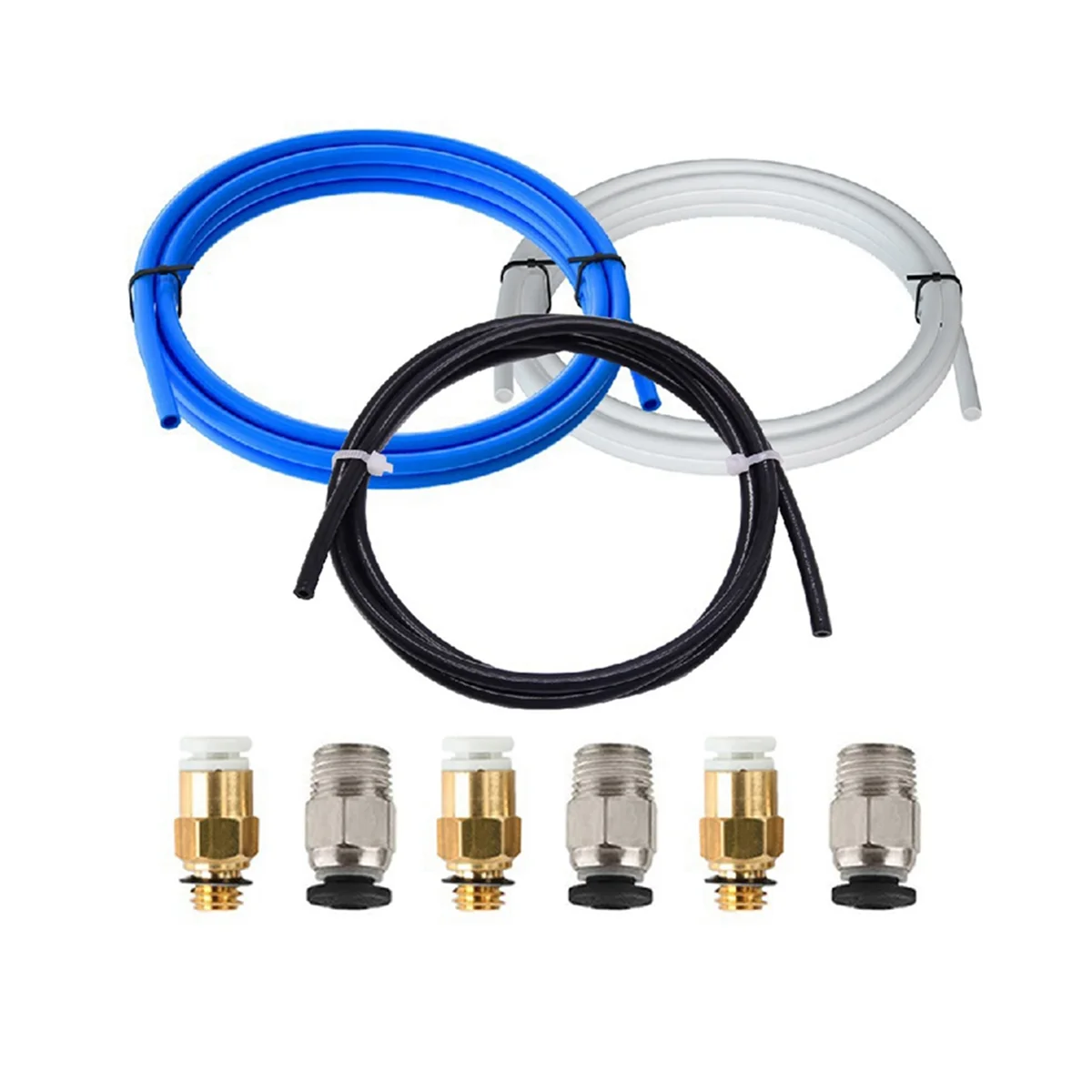 

Эффективный с пневматическими разъемами KJH04-M6 и PC4-01, трубка из ПТФЭ длиной 1 м, белая