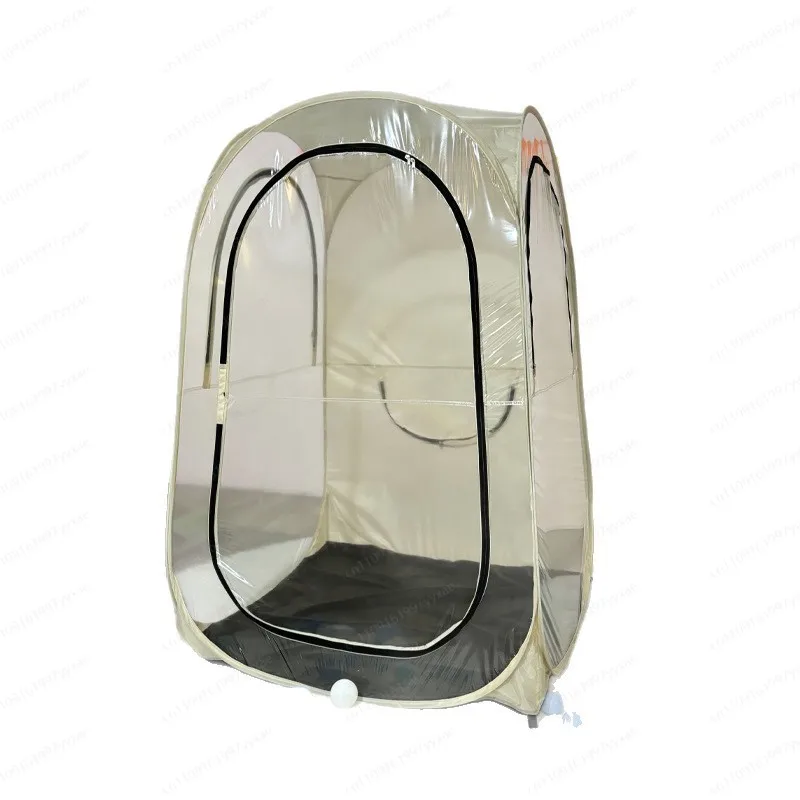 Transparent PVC Windproof Outdoor Fishing Chair Shelter Pop Up Portable Cold Resistant Camping Emergency Sun Protection Canopy