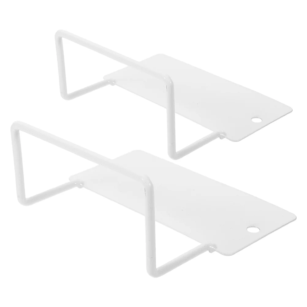 2 Pcs Bed Frames Non-slip Holder Anti Sliding Mattress Gripper Bedstead Slide Stopper for Metal White