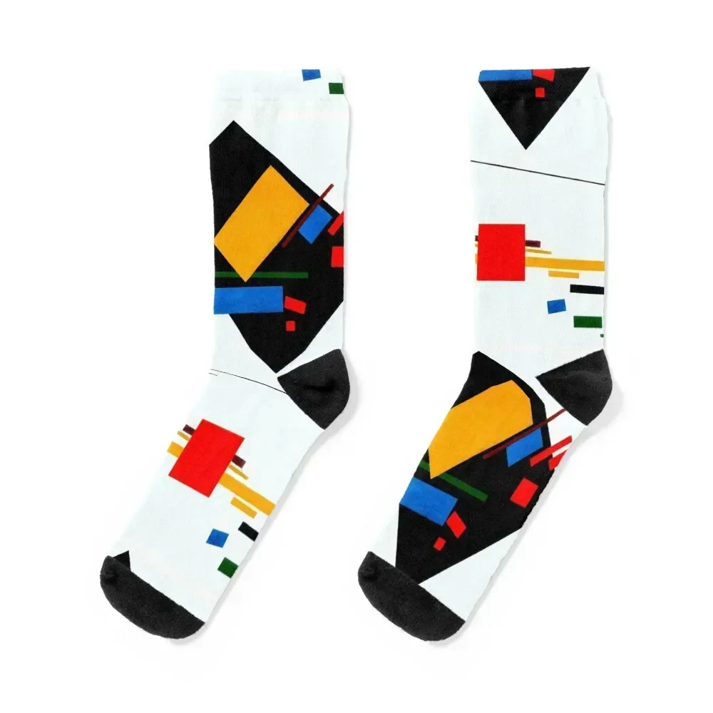

Suprematism by Kazimir Malevich Socks cotton warm winter floral FASHION Socks Man Women's