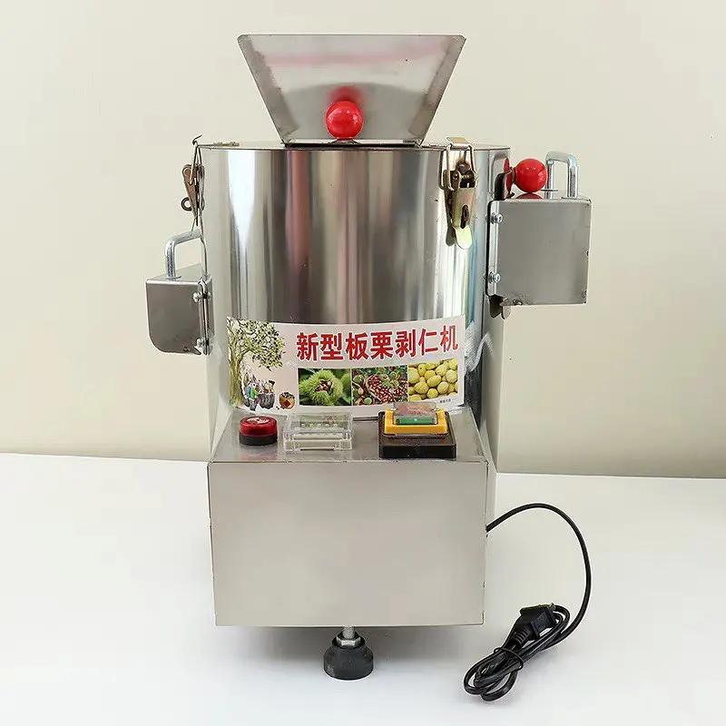 Chestnut Peel Machine Chestnut Shell Breaking Peeling Machine Multifunction Chestnut Skinning Peeling