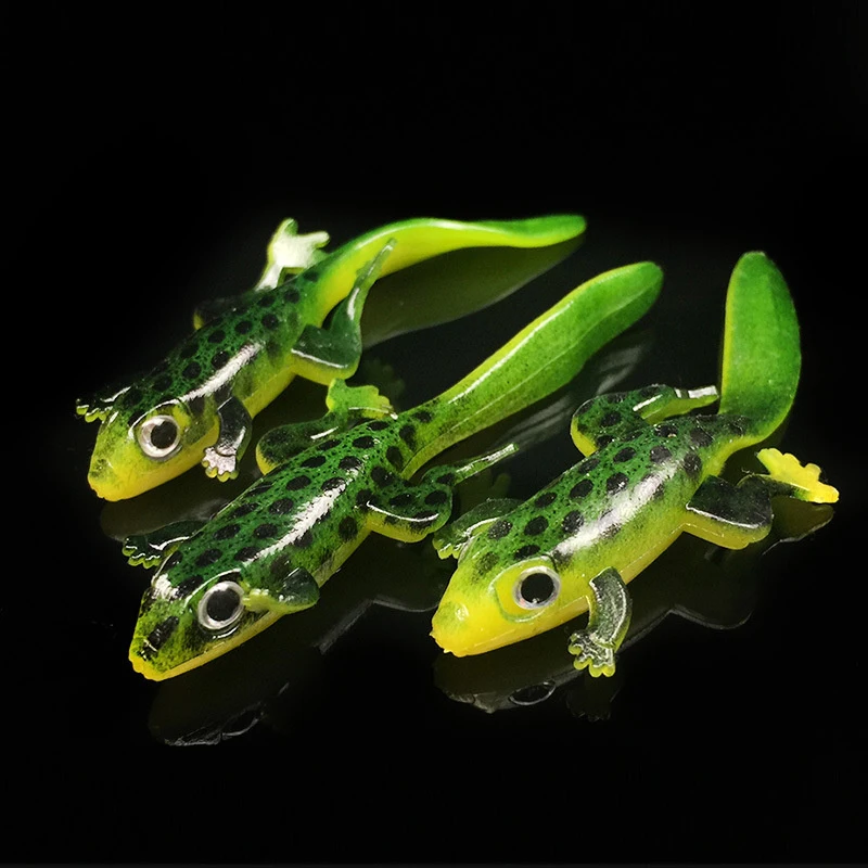 Lua Soft Bait Soft Dollfish 7.5cm/3g Thunder Frog Lizard Imitation Soft Bait Soft Silicone