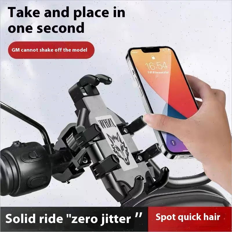 

Motorcycle Bike Mobile Phone Holder Support Universal Bicycle GPS 360° Swivel Adjustable Motorcycle Cellphone Holder