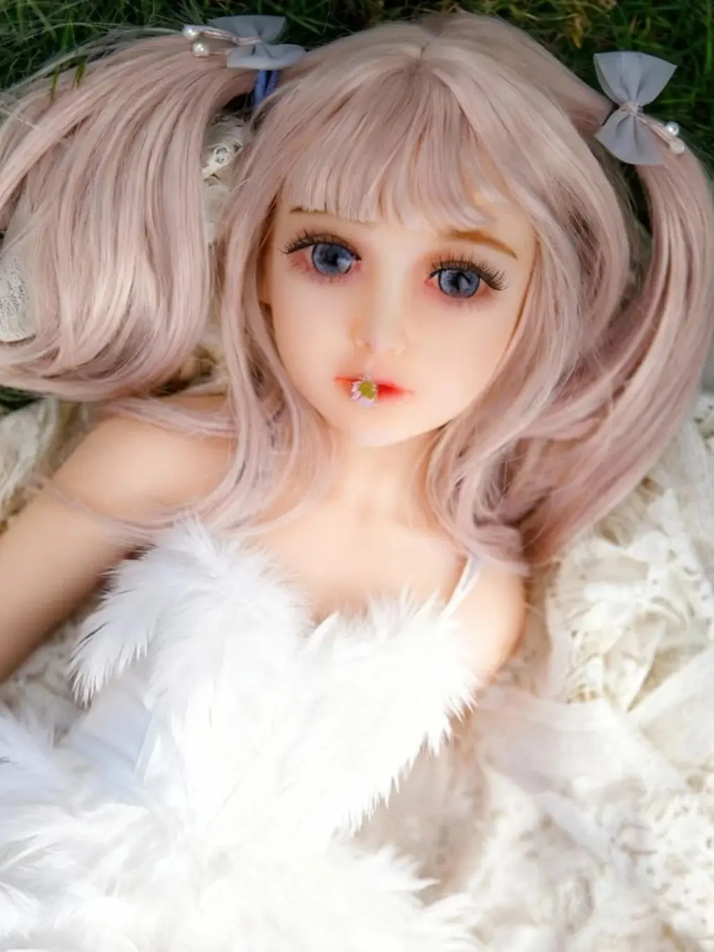 Modelo de boneca de anime de 65 cm/articulações móveis/corpo TPU e cabeça de PVC/escultura de cabeça destacável/boneca de fantasia/presente requintado