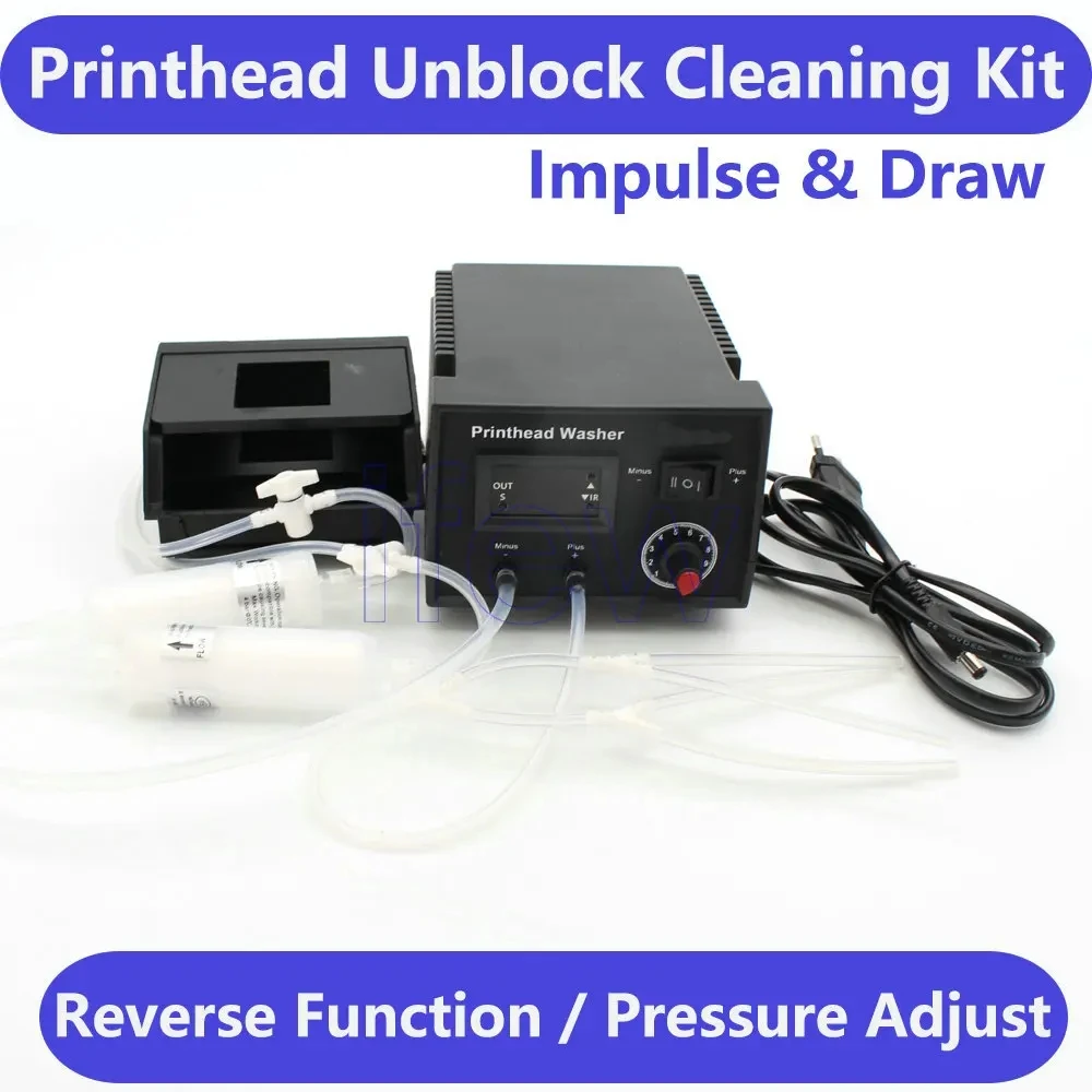 

Printhead Clogged Wash Repair Unblock Draw Impulse Cleaning Liquid Kit For Epson Printhead i3200 DX6 DX7 L1800 L805 Clean Device