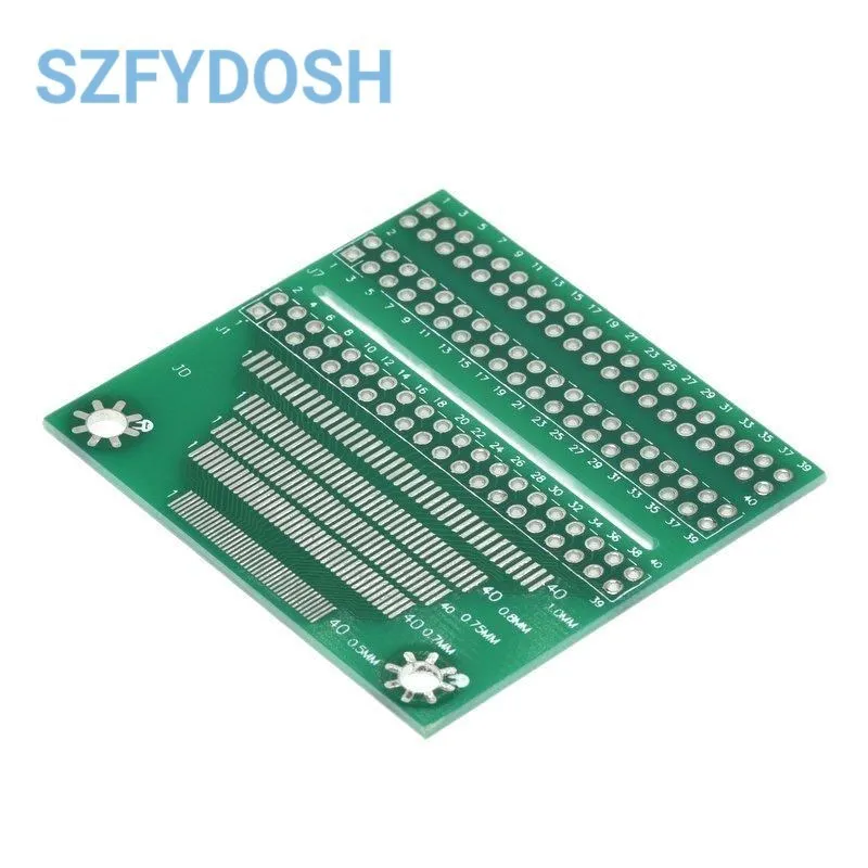 5PCS / LOT 40PIN Multifunction Adapter Plate Test Board Universal Board  Gong Trough Board Spacing 0.5-1.0MM