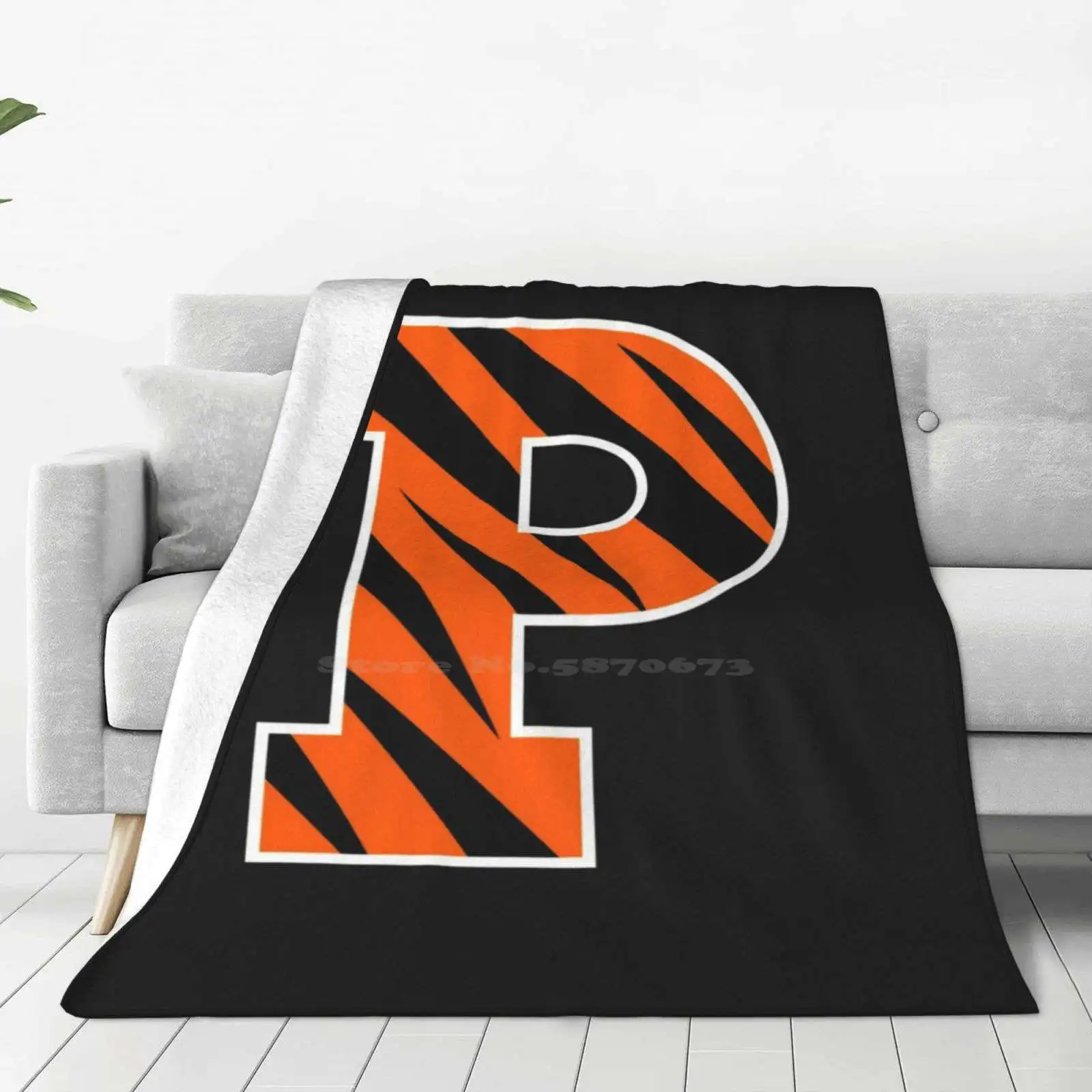 Everyone Has A Plan Until They Get Punched In The Face Soft Warm Throw Blanket Princeton University College Orange New Ivy