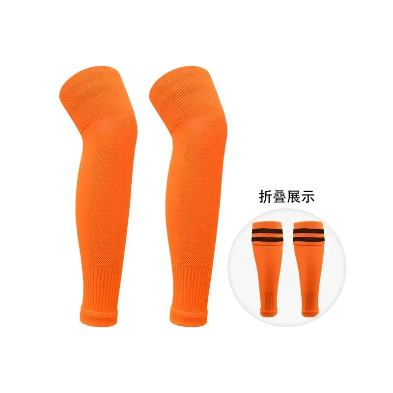 1 Pair Adults Leg Warmers Shin Guard Calf Sock Over Knee Men Women Sports Compression High Elastic Leg Cover Training Socks