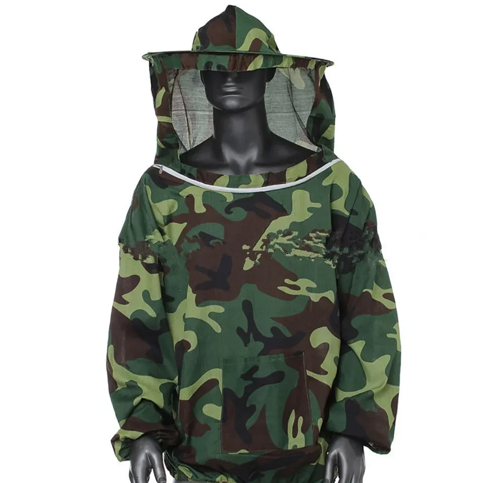 DurableBeekeeping Split Piece Anti Bee Suit Ordinary Thin White Pink Blue Top Without Pants Can Be Made In A Thickened Style