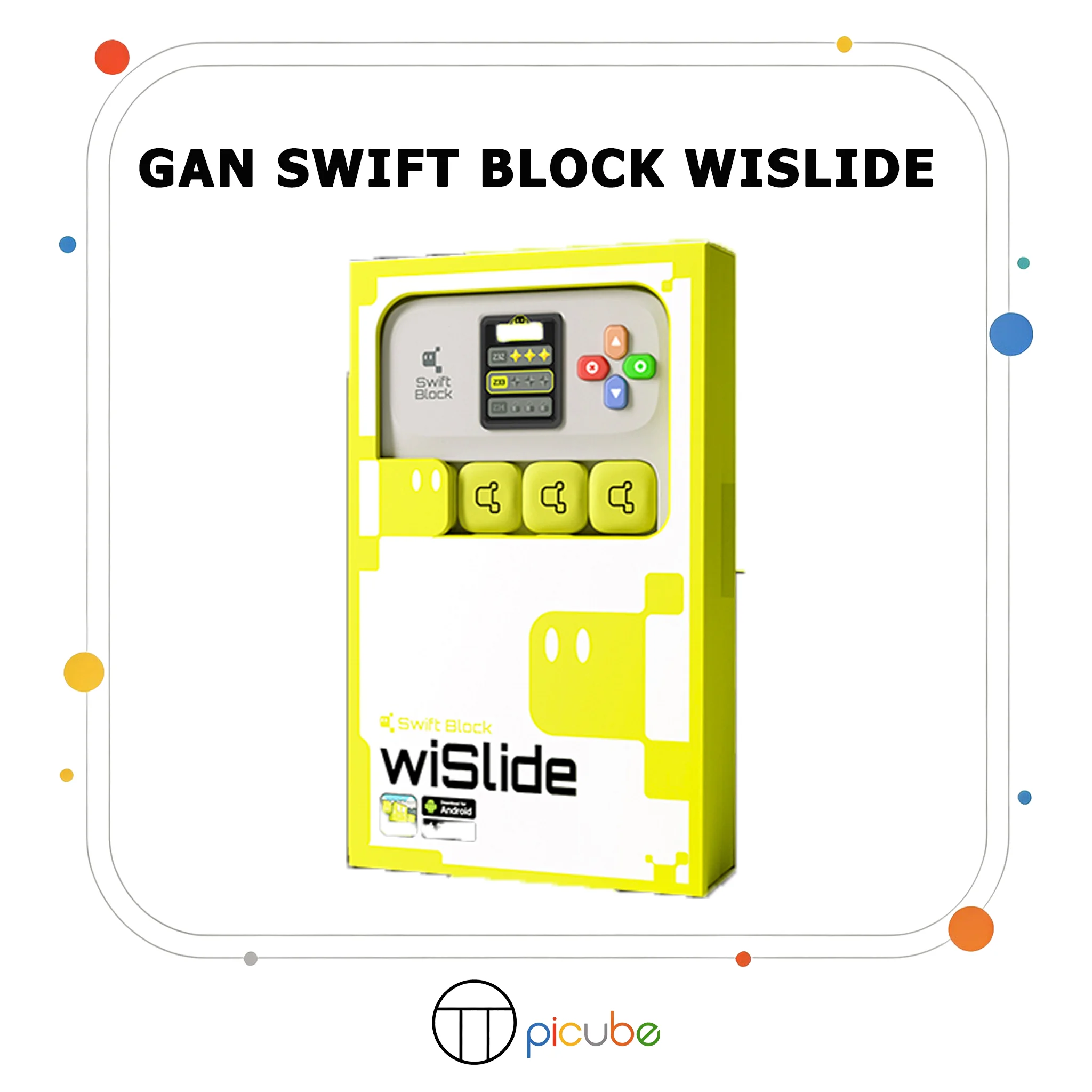 [Picube] GAN Swift Block WiSlide Smart Klotski Slide Puzzle Magnetic Antistress Toy Educational Gift For Kids And Puzzle Lovers