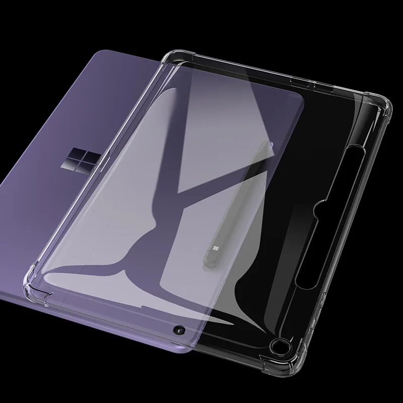 حافظة كمبيوتر لوحي Microsoft Surface Pro 12 بوصة 2025 وسادة هوائية سميكة مقاومة للصدمات من السيليكون Funda لـ Surface Pro12 2025 غلاف من البولي يوريثان