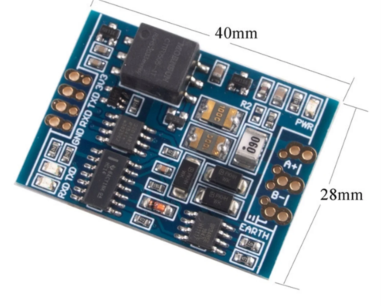 Industrial grade TTL to RS485 module RS485 to TTL with isolated microcontroller serial port UART module