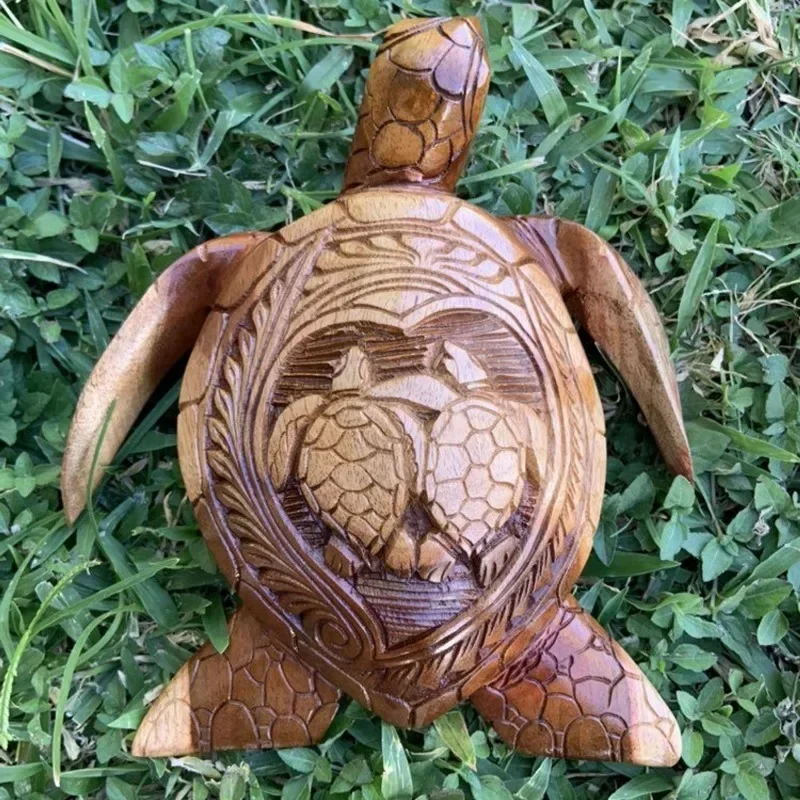 Cross-Border New Arrival Hawaiian Sea Turtle Resin Simulation Marine Animal Ornaments Garden Courtyard Decoration Ornaments