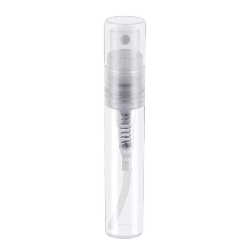 50 Stuks Wegwerp Parfum Verstuiver, Doorzichtige Plastic Spuitfles Draagbare Geur Spuitfles-3Ml