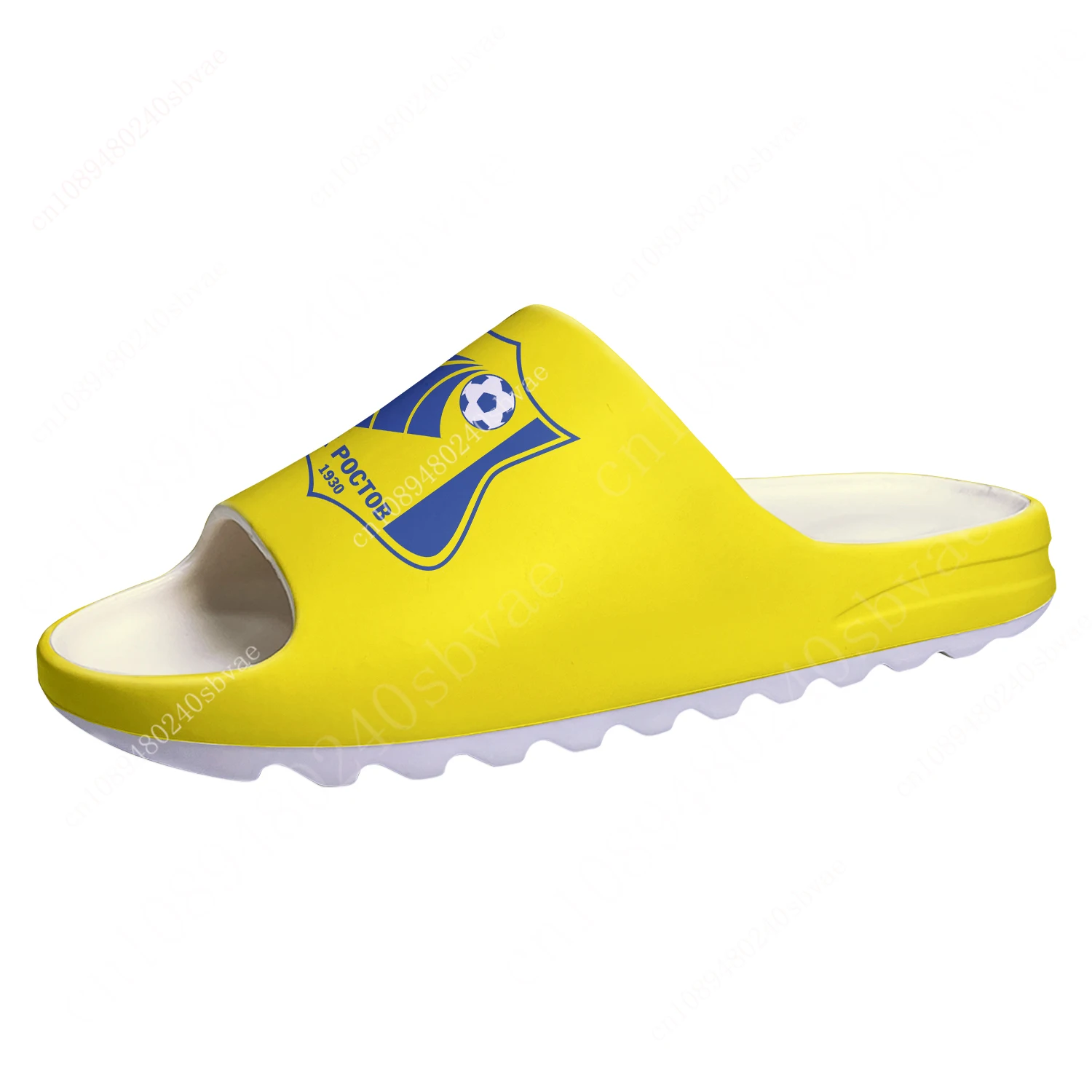 

Футбольный клуб "Ростов" FC Rostov Custom Made Soft Sole Sllipers Home Clogs Mens Womens Teenager Step On Water Shoes