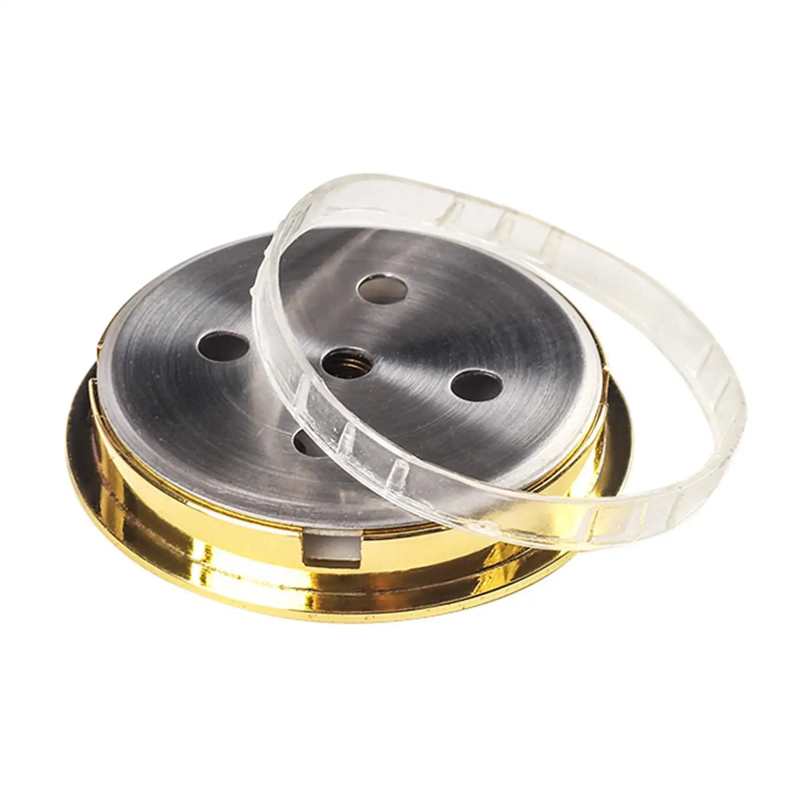 Analoges Hygrometer mit goldenem Rahmen, hochpräzises Luftfeuchtigkeitsmessgerät für Zigarre-Humidor, Gitarrenkoffer, Violine und Sammlerstücke