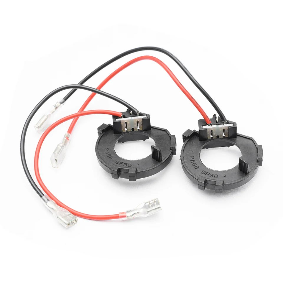 KATUR H7 Adaptateur Base Support de retenue Base pour H7 LED Ampoule de Phare pour VW Volkswagen Golf 6 Multivan Touran Sharan Scirocco (Pack de 2