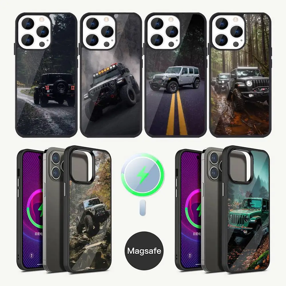 

J-Jeeps off-road SUV Phone Case For iPhone 17,16,15,14,13,12,11,Plus,Pro,Max Mini Magsafe Magnetic Wireless Charging