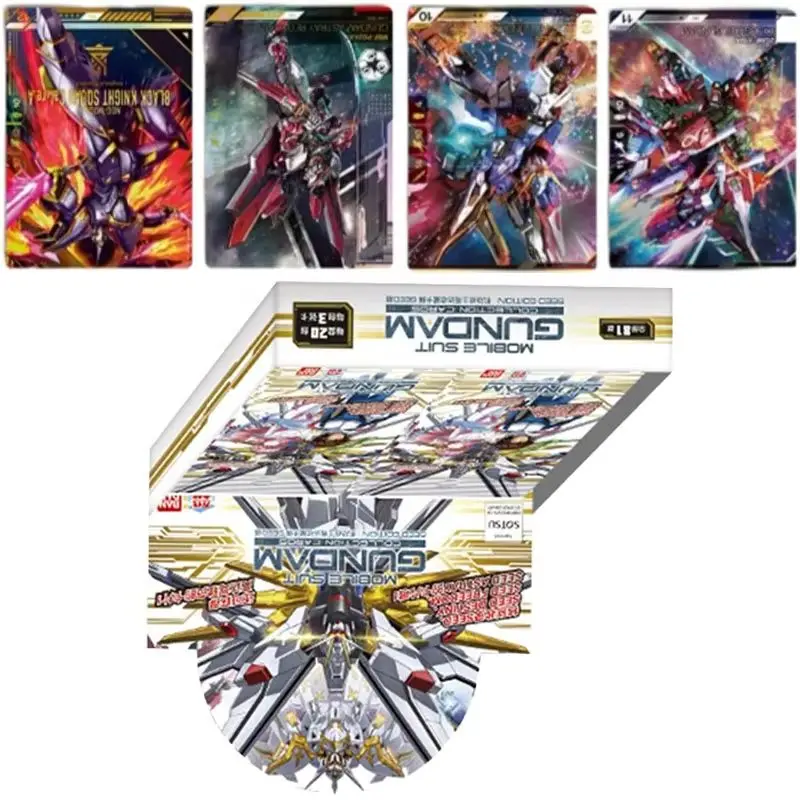 

Genuine Bandai Gundam Card SEED Version Mobile Suit Dual Lmpact Battle Booster Pack TCG Game Anime Collection Cards Toys Gifts