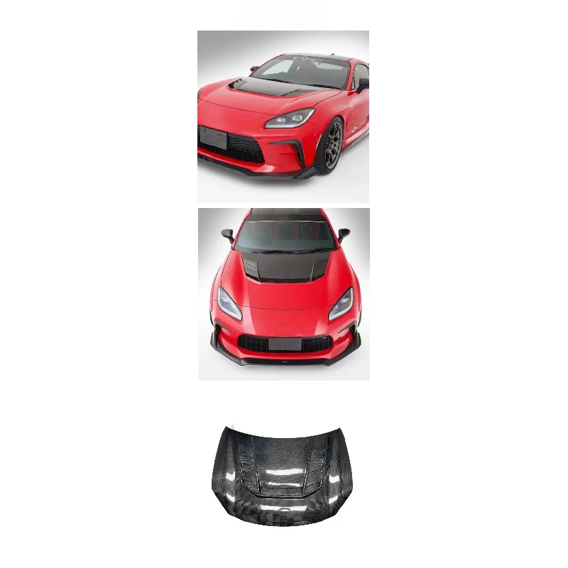 High Quality Varis Style Carbon Fiber Engine Hood Sports Coupe Gloss Easy Installation Exterior Parts