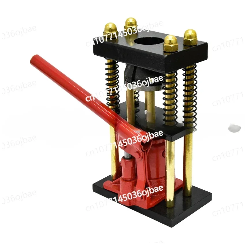 Desktop Hydraulic Fixture High-pressure Pipe Crimping Machine D-type 8-tooth Manual Plastic Hose Crimping Tool