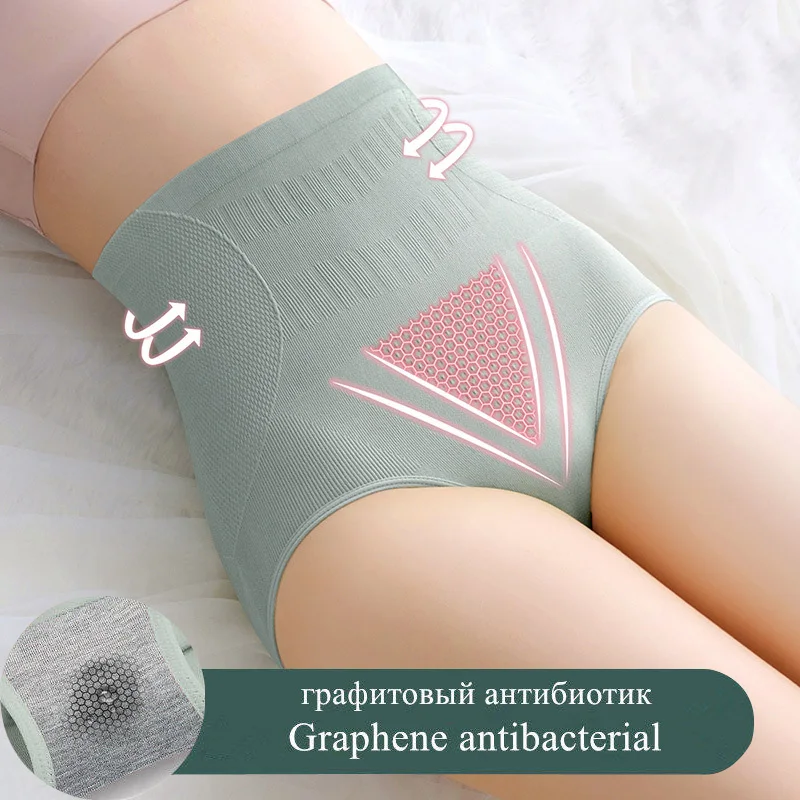 High Waist Panties Underwear Women\'s Shorts Briefs with Filter Sexy Underpants Female Sets Cotton Breeched Menstrual