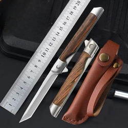 Outdoor tactical folding knife camping knife outdoor survival High hardness sharp portable fruit knife