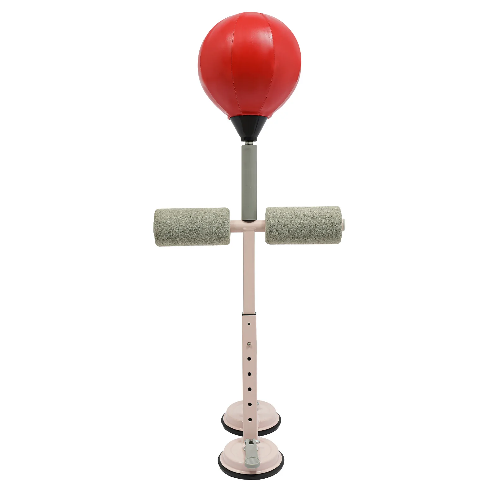 

Штамповочный мяч с двойной присоской для тренировок по боксу, регулируемая высота, подставка и перчатки, идеально подходит для подростков, взрослых, домашнего тренажерного зала Fitne