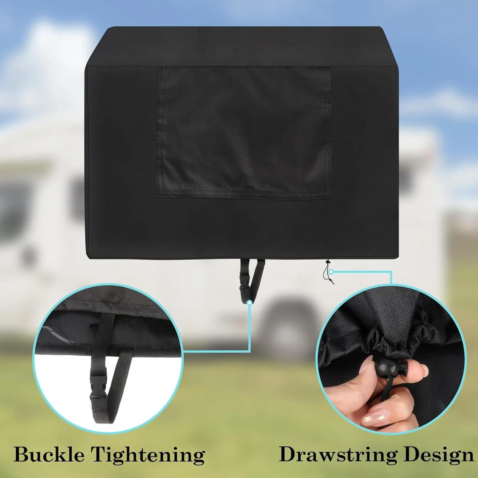 

Trailer Propane Tank Cover Waterproof Accessories RV Propane Tank Waterproof Cover For Campers Winter Summer Tailgating Drivers