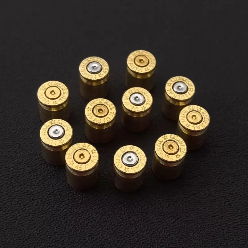 Valve cap Bullet 45 Auto Brass Shell Decoration