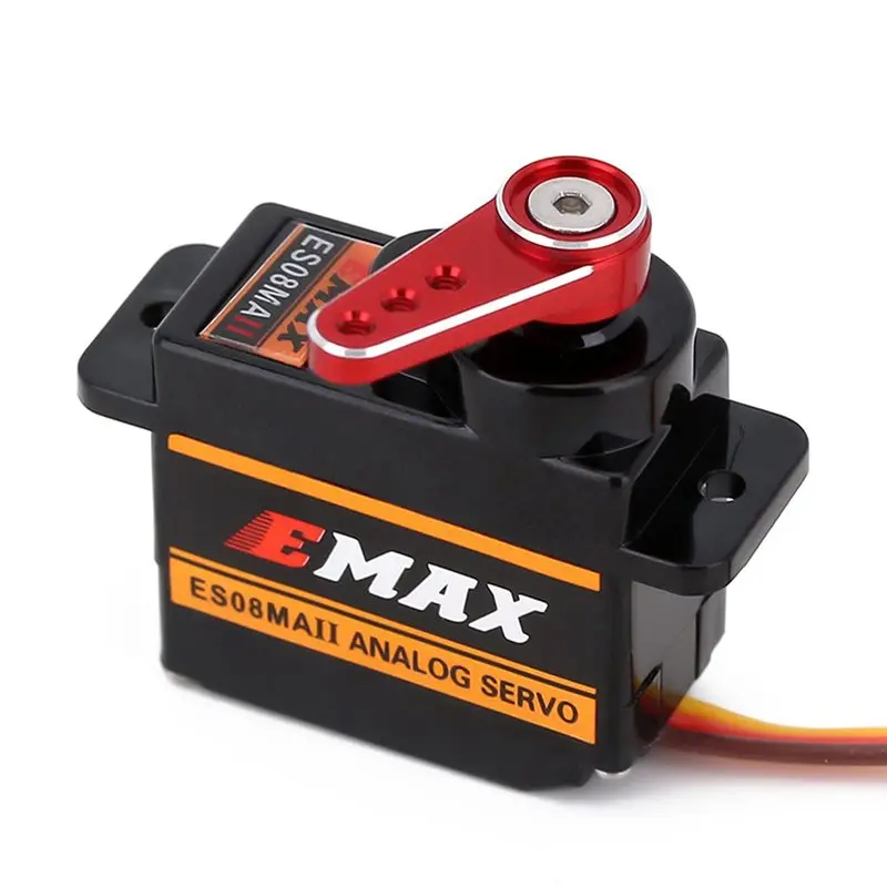 B05C-For Emax ES08MA II Axial SCX24 1/24 RC Track Car Model Car Parts- Remote Control Servo Horn Arm Servo Arm 15T Red