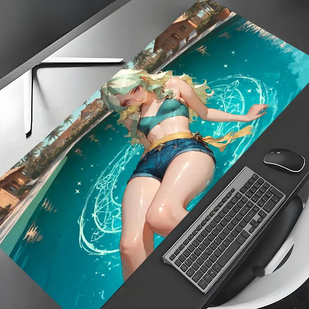

Swimming pool and sexy girls Mouse Pad Desk Mat Gaming mat pc accessories rubber anti-slip keypad expansion pad office desk mat