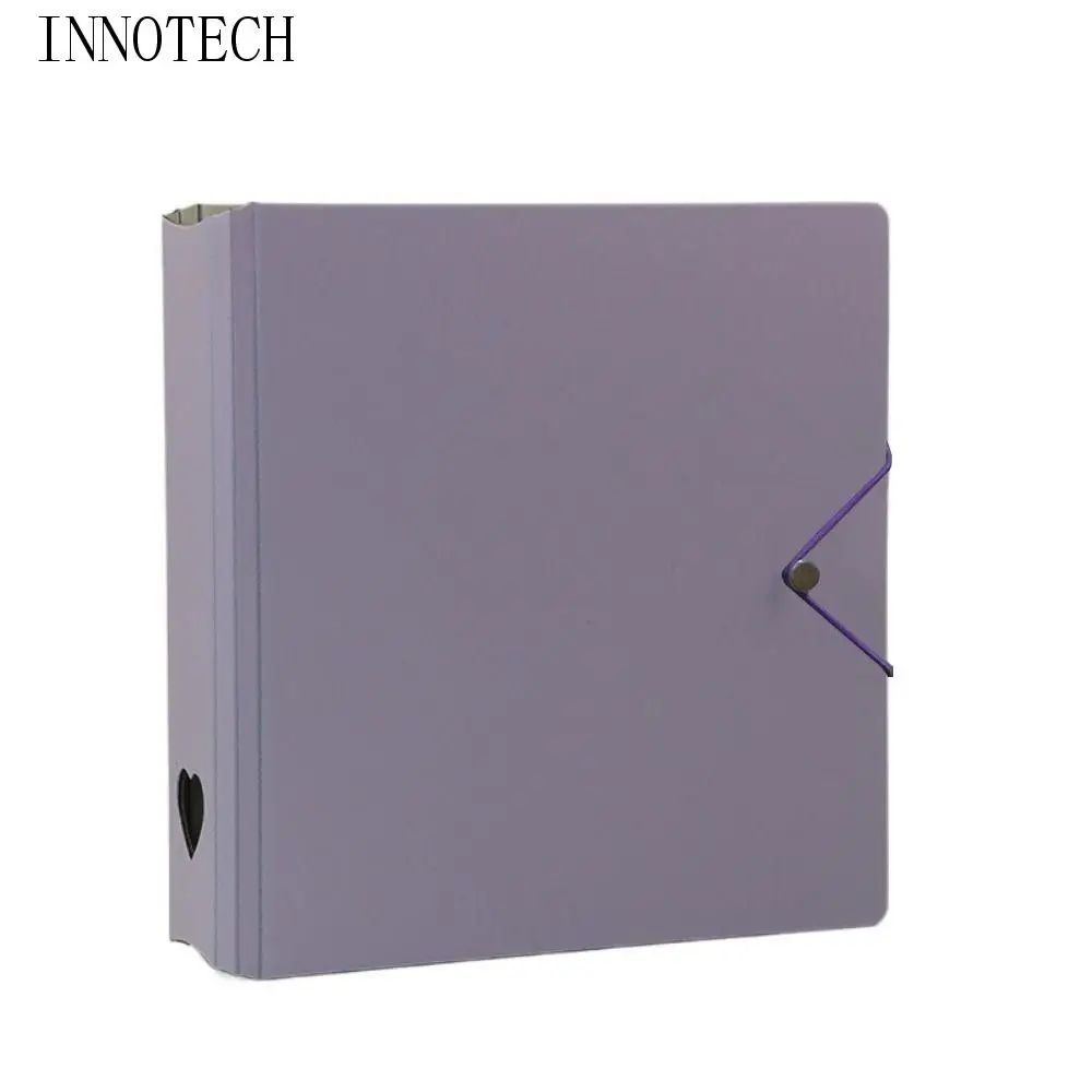 

A5 Photocard Collecting Candy Color with Baffle Plate Photocard Binder Four-box Grid Kawaii Binder Photo Cards