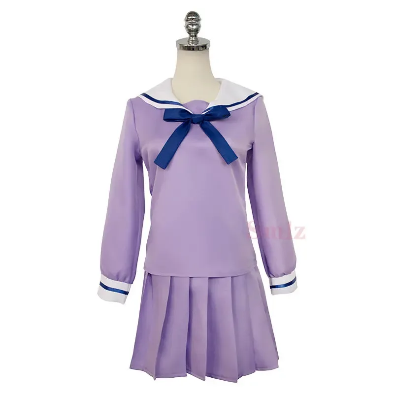 l2025l Kostum Cosplay Anime Noragami Yukine Iki Hiyori Baru Wig Seragam Sekolah Gadis Sailor Cosplay Set Gaun JK