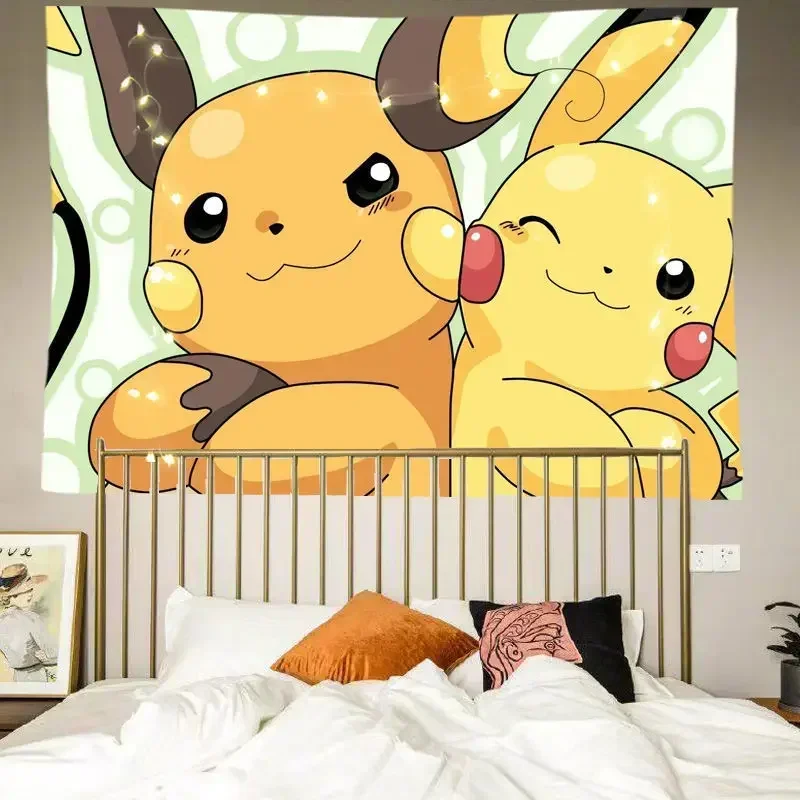 Anime Cartoon Hanging Cloth 1.3MX1.5M Background Cloth Kids Bedroom Dormitory Wall Cloth Tapestry Wall Decoration Ins