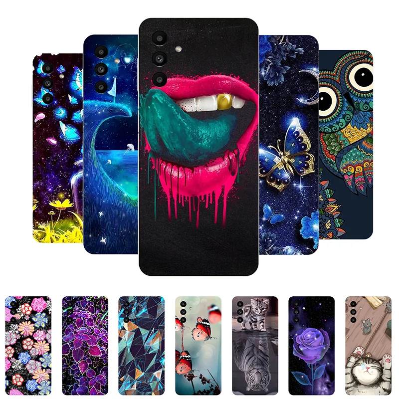 For Samsung M54 Case M 54 Bumper Soft TPU Cartoon Silicone Back Cover for Funda Samsung Galaxy M54 5G Phone Case GalaxyM54