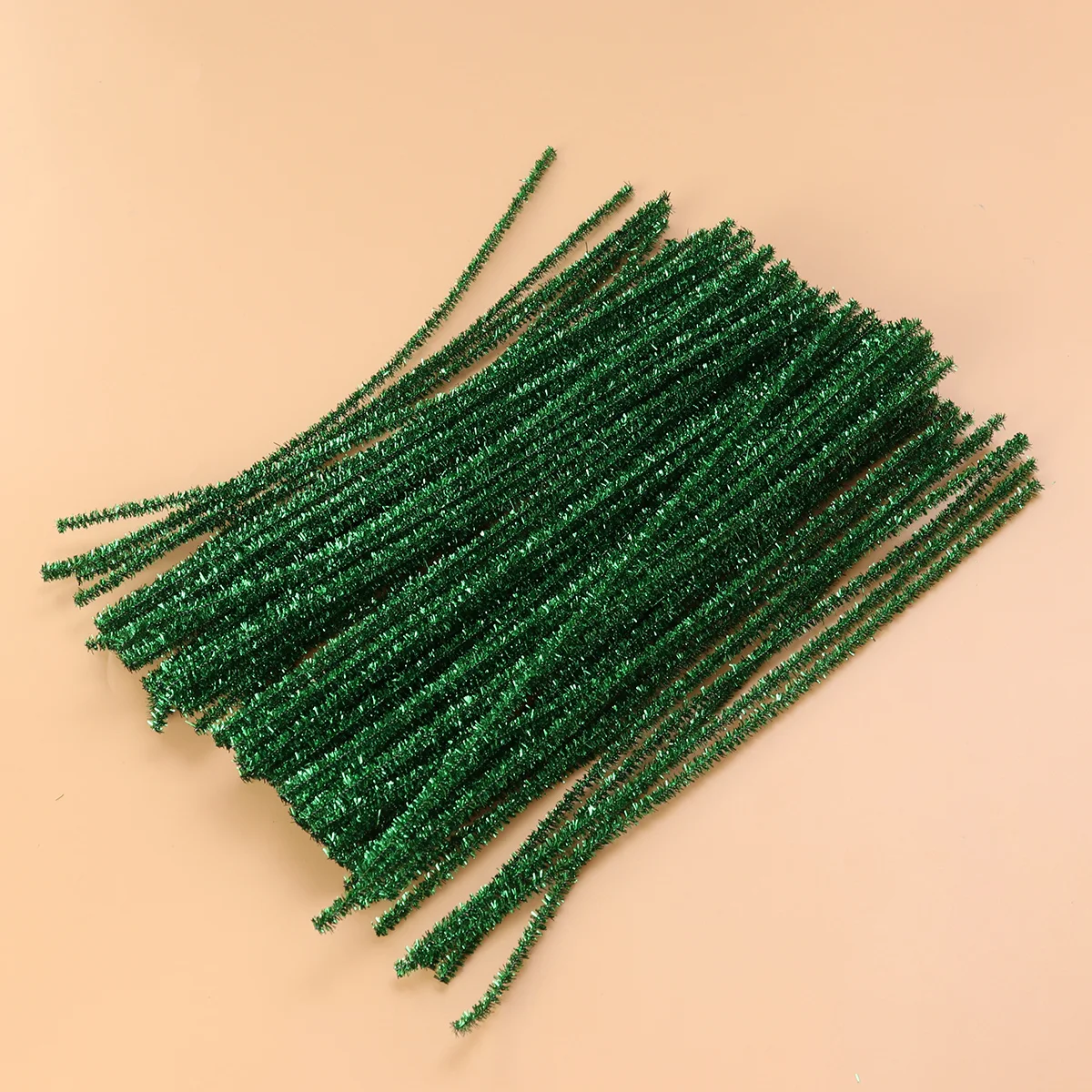 100 Pcs Kids Gifts Party Favors Creative Toy DIY Craft Material Green Twisted Stems Child