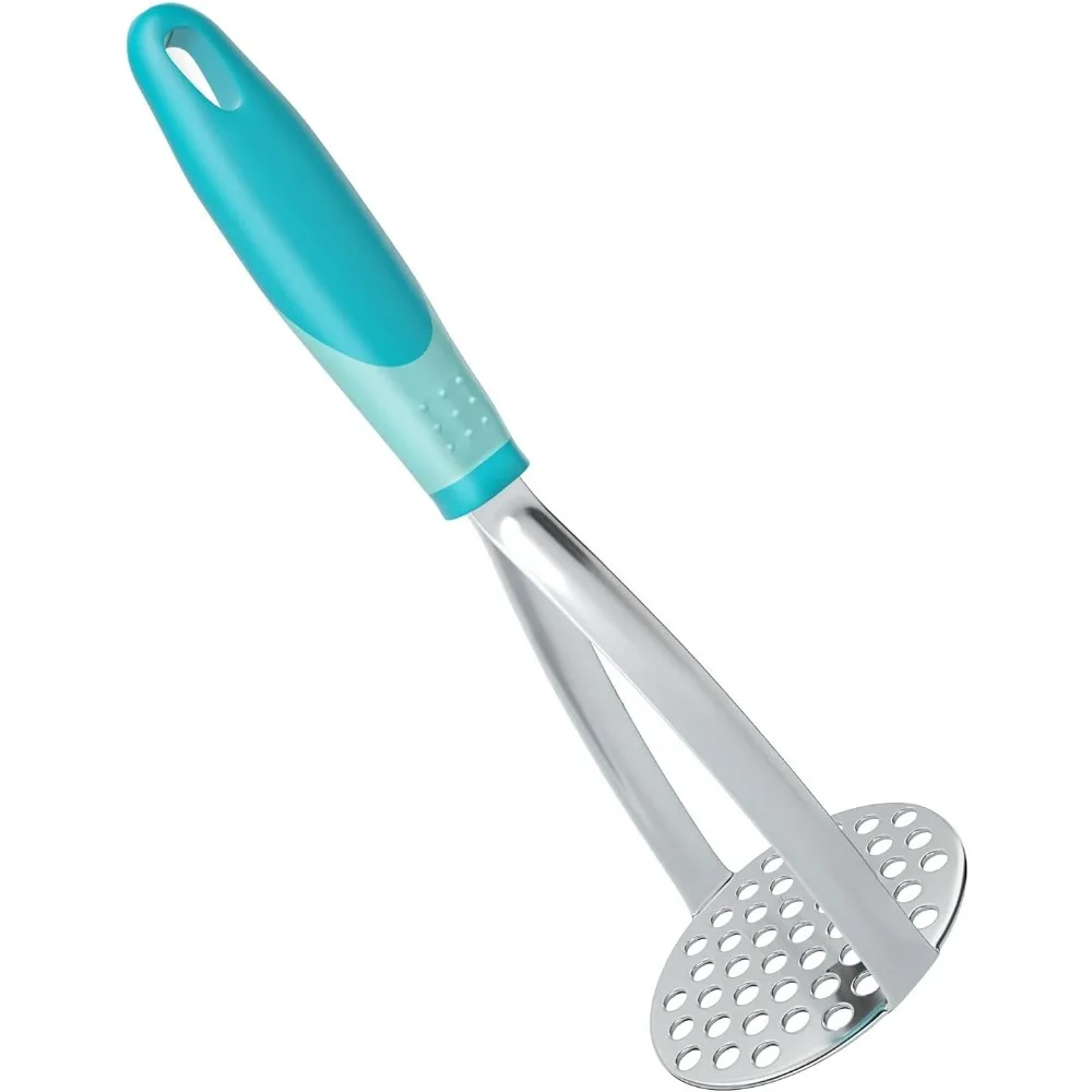 

Heavy Duty Potato Masher Stainless Steel Food Smasher with Nonslip Handle for Bean Vegetable Fruit Meat Food Masher Kitchen Tool