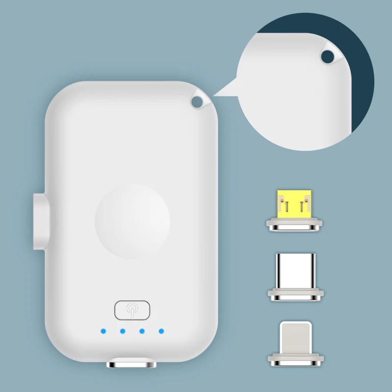 TYH-batería portátil 4 en 1, Banco de energía de dedo magnético, de alta capacidad, 128000mAh