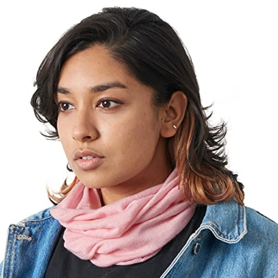 

CHARM Silk Headband Scarf Neck Gaiter - Womens Chemo Head Wrap Mens Motorcycle Fashion