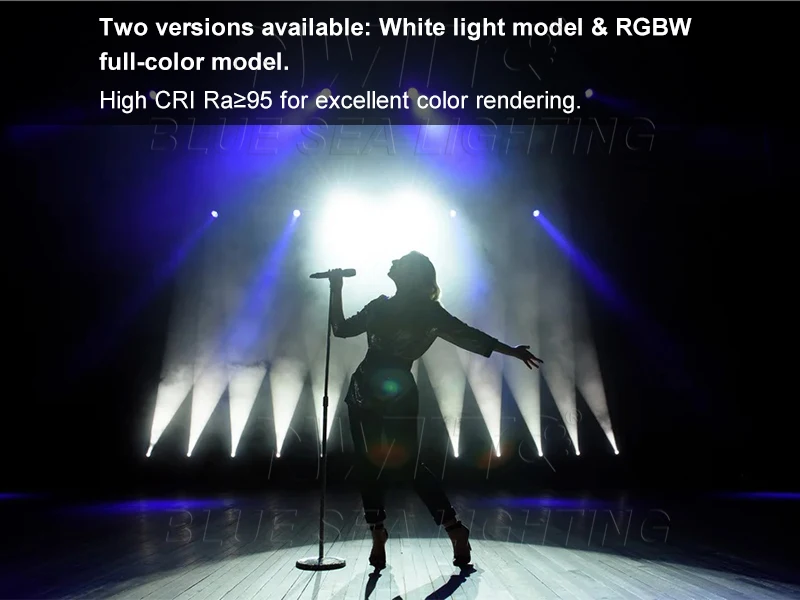 IP65 Waterproof Outdoor 300W White/RBGW 4IN1 LED Leko Profile Spotlight Spot Light for Outdoor Theatre TV & Touring Events - view 5
