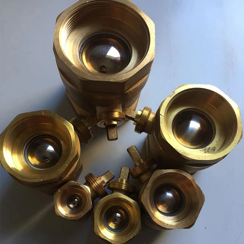 2 way brass motorized ball valve's body from DN15(G1/2