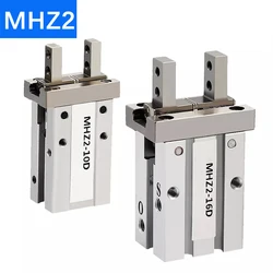 MHZ2 MHZL2 Pneumatic 2 Finger Air Gripper Cylinder MHZ2-10D MHZ2-16D 6D 20D 25D 32D 40D S C Aluminium Clamps Finger Cylinders