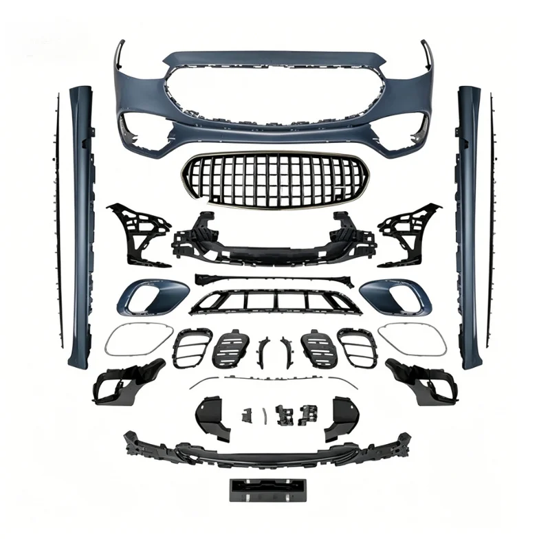 High Quality Styling Body Kit With Bumper Side Skirts For S Class W223 2021+ Exterior Upgrade Tuning Parts
