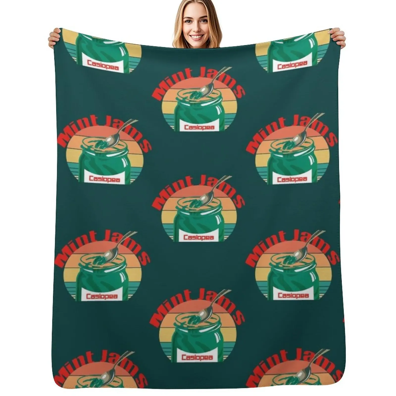 CASIOPEA - MINT JAMS (1982) - casiopea Throw Blanket Stylish Decor Blanket Gift for Friends Roommate