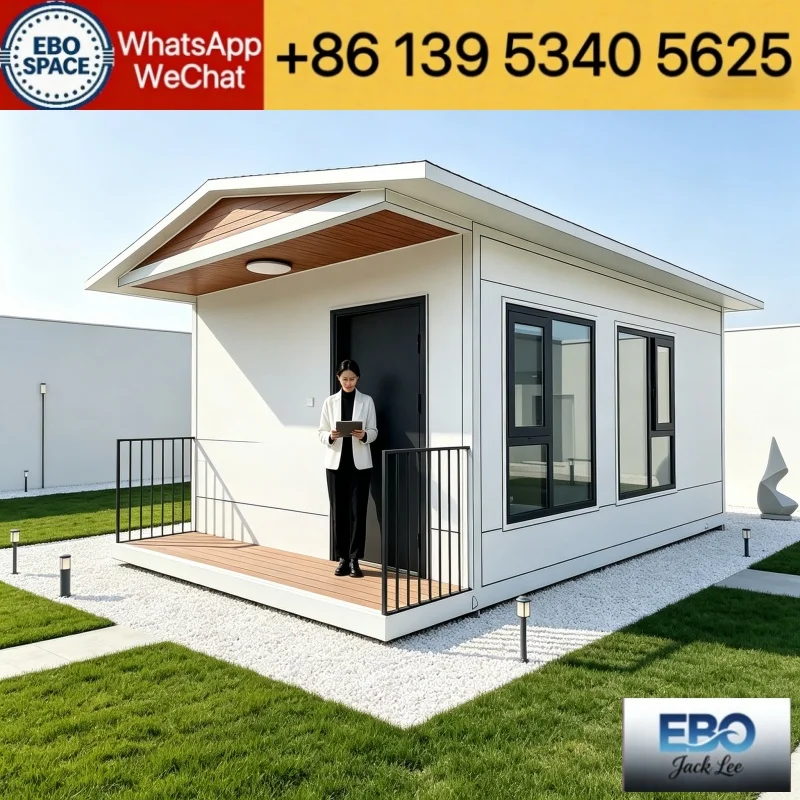 Expandable Modular Prefabricated Container Tiny House Integrated Kitchen Living Space For Scenic Area Homestay