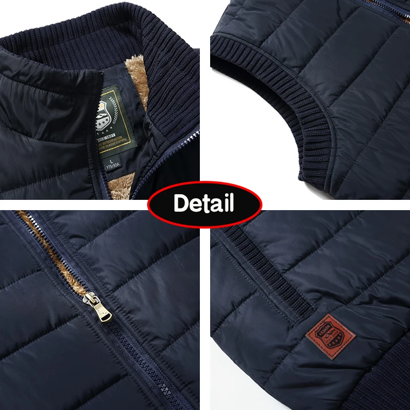 2024 hommes hiver sans manches décontracté chaud col montant gilet hommes automne couleur unie en plein air coupe-vent mode Style gilet mâle manteau