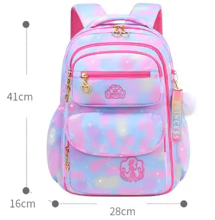 Large Capacity Side-Open Backpack For Teenage Girls Schoolbag Cartoon School Bags Outdoor Travel Students Bag