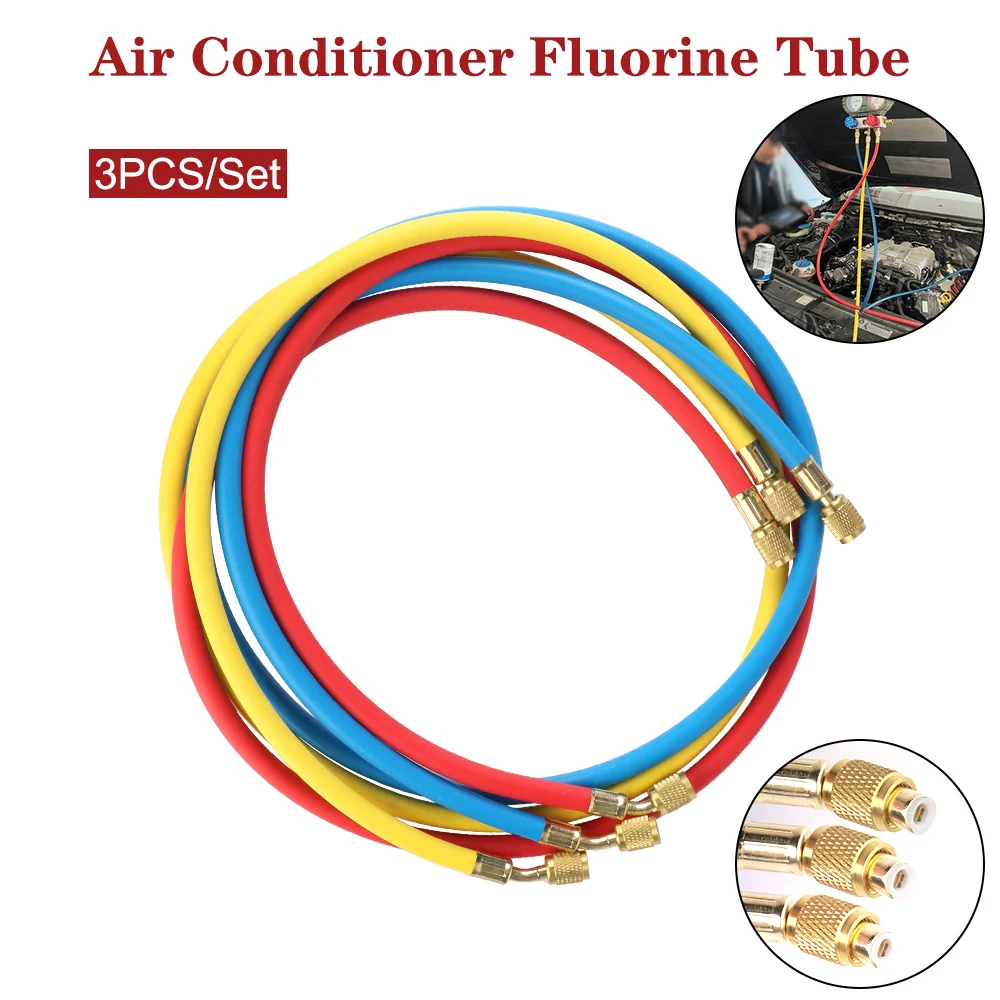 AC Tube Tool R134a Car Air Conditioner Tools Freon  Air Conditioning Recharge Hose R22 Refrigerante Open Valve Charging Pipe